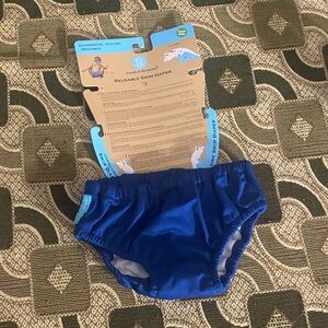 Charlie Banana Reusable Swim Diaper – X-Large – Blue NWT